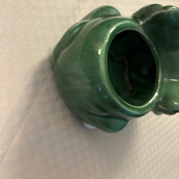 Vintage Trunk Up Happy Baby Elephant Planter - Picture 4 of 7